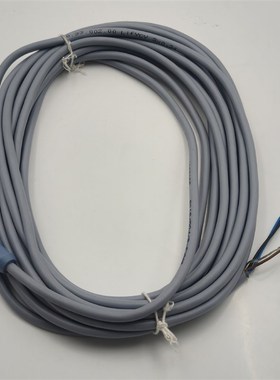 ESCHA艾查M12 4芯母头出3线WAK3-6/P00/S105 6米长连接电缆线