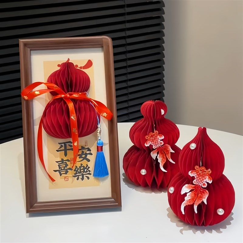 2026新款马年装饰相框桌面摆件客厅蜂窝摆件室内玄关场景布置装饰