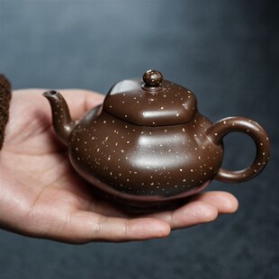 【六方宫灯】精工轻胚紫砂壶 全手工铺砂高端泡茶壶150cc精美茶具