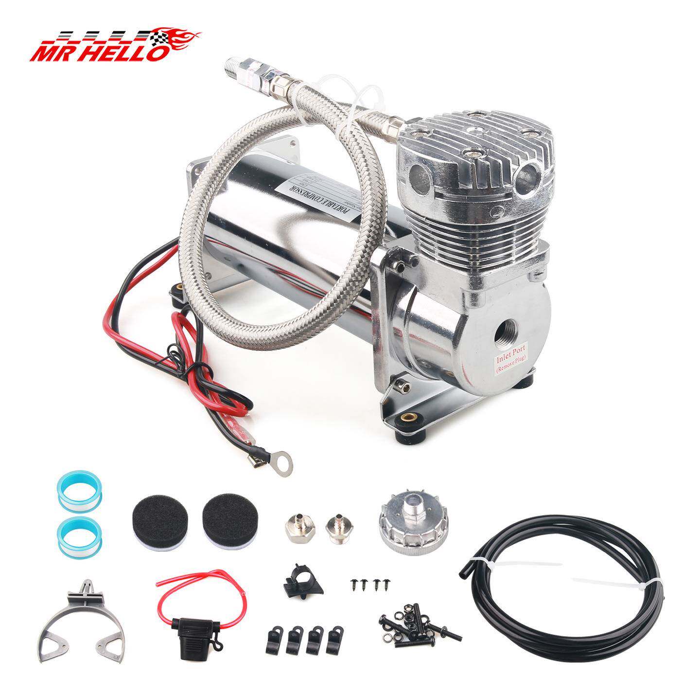 汽车改装气动避震悬挂打泵1V2空气压缩车载轮气胎充机气泵1/KQYSJ