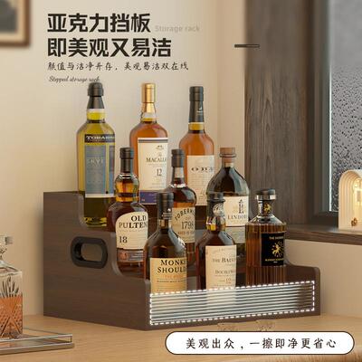 DXP96326小酒迷你阶梯式陈手提直商用置物展示桌列面红酒洋酒可播