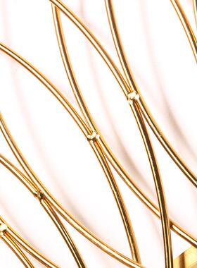 轻奢面太阳花朵网格墙装饰挂件客发厅墙壁挂沙BG002电视背景壁金