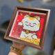 送元 宝带框钻石画205新款 发猫财I咪新手DF9777S892Y钻石贴十字绣