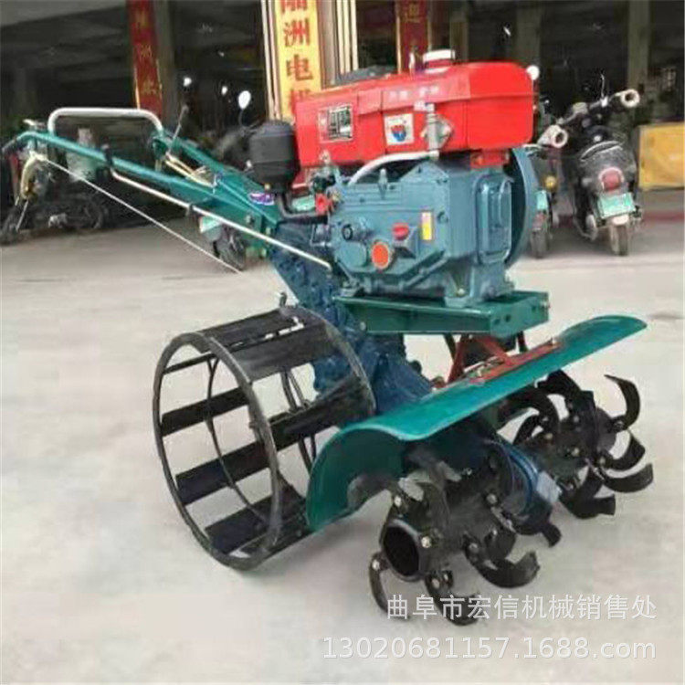 农用手扶拖拉机操作简单灵活可带犁松土机开沟机播种机