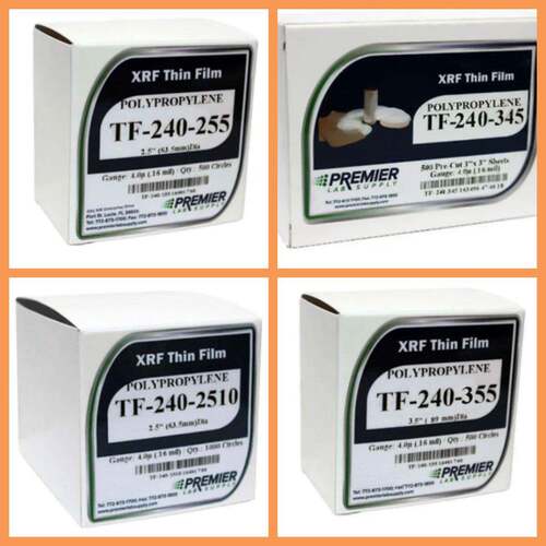 进口聚丙烯麦拉膜TF-240-255/XRF光谱专用圆片膜63.5mm*4um通用膜