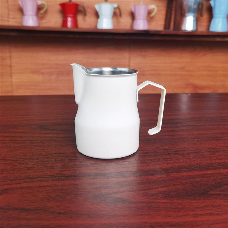 咖啡拉花缸新手不锈钢拉花杯咖啡机配套奶泡杯子尖嘴带刻度打奶缸