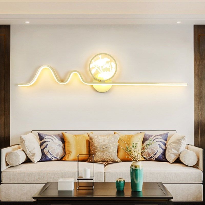 极简床头壁灯简约现代卧室客厅电视背景墙新款长条装饰灯具,家装灯饰光源,壁灯,淘宝优惠券,粉丝福利购,淘宝优惠卷