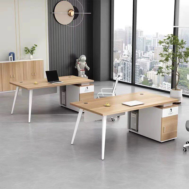 办公桌椅组合职员员工位办公室简约现代单人财务总经理主管电脑桌