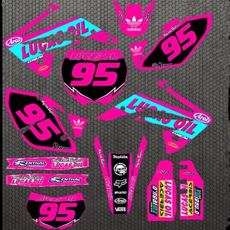 贵尊沙漠王S7S8海陵M4M7M8MX6华阳T4LT6越野摩托车贴花贴纸车贴板