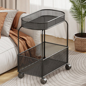 沙发边几侧边柜小茶几可移动客厅墙边小桌子简易床头收纳架茶水柜