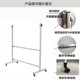 移动白板支架可升降可伸缩H型S型支架万向轮可移动黑板架子厚实