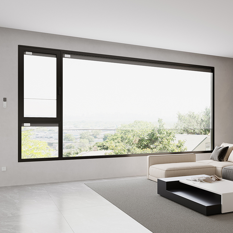 【诚意金】新豪轩门窗埃森75内开内倒系统窗断桥铝门窗北方封窗