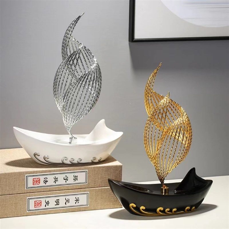 乘风破浪摆件创意家居客厅玄关酒柜电视柜办公室装饰品开业礼品,家居饰品,桌面摆件,淘宝优惠券,粉丝福利购,淘宝优惠卷