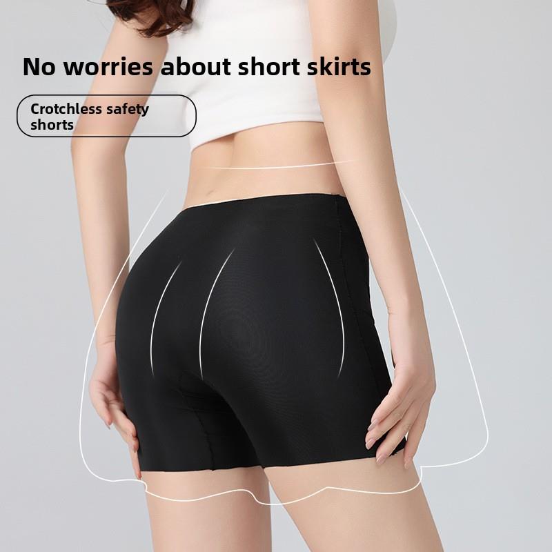 三合一高，无缝，防暴露安全裤，无需穿内衣，腹部控制，臀部提升