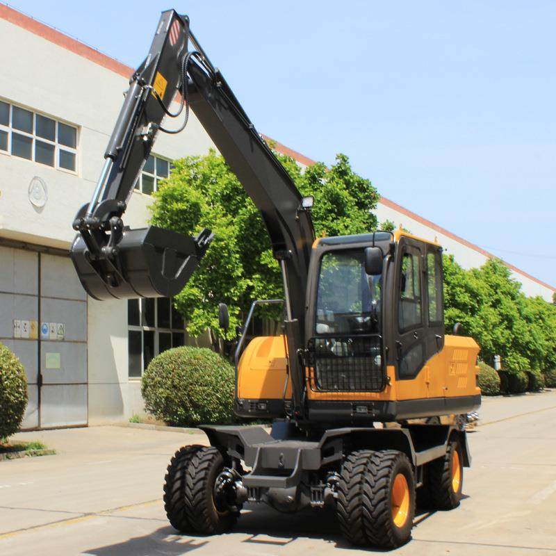 厂家直发80轮式挖掘机工程工地用挖沟回填挖机墙体破碎锤抓木机,五金/工具,挖掘机,淘宝优惠券,粉丝福利购,淘宝优惠卷