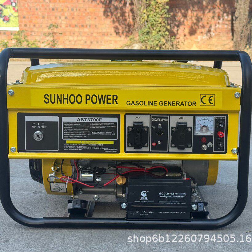 汽油发电机2kw3kw行家选电启动外贸批发7HP应急发电户外施工露营