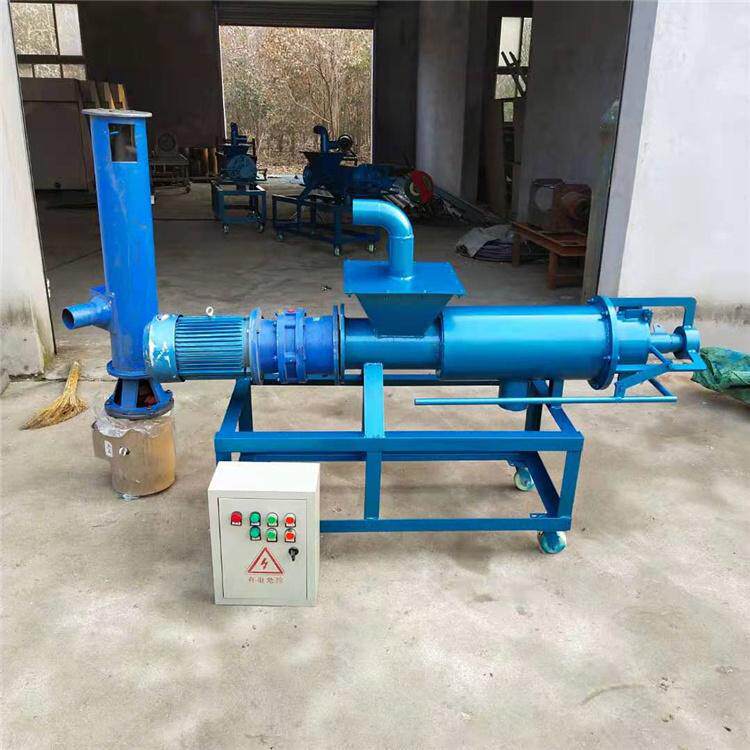 斜筛泔水酒糟豆渣脱水机猪粪干湿分离机鸡鸭粪便固液分离机