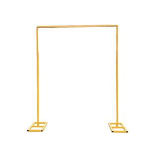 新款婚庆道铁背艺具景架伸缩杆婚礼摆件舞台布金置磋茨2YGj色拱门