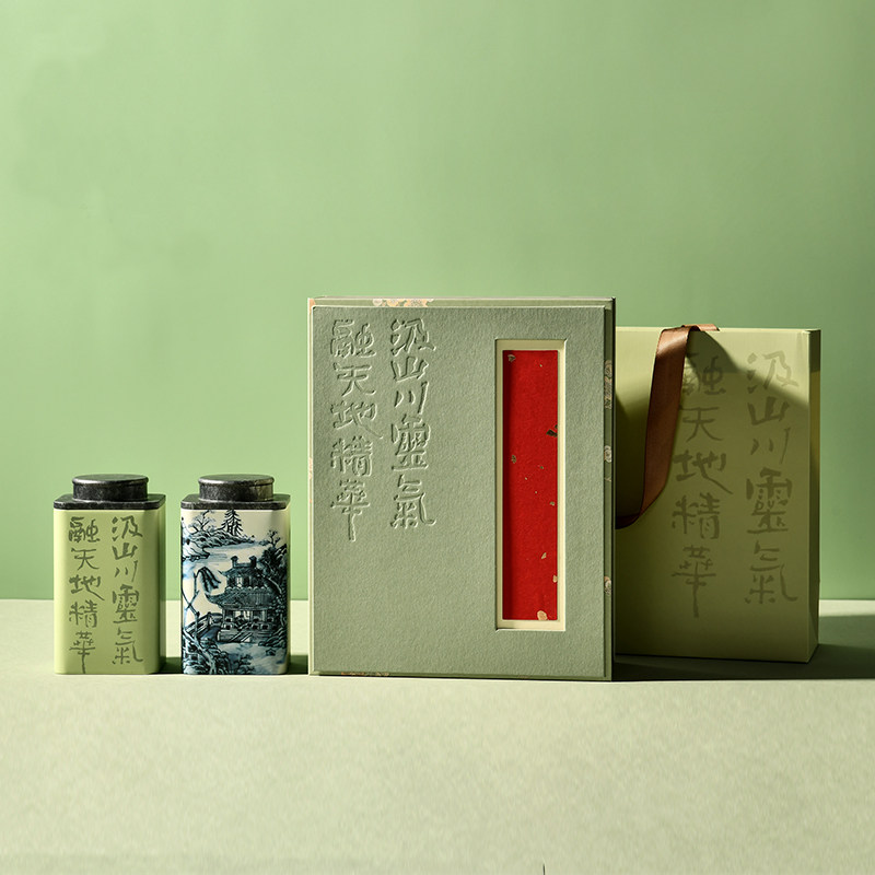 茶叶罐白毫银针茶叶礼盒装龙井半斤白茶碧螺春绿茶包装盒空盒定制