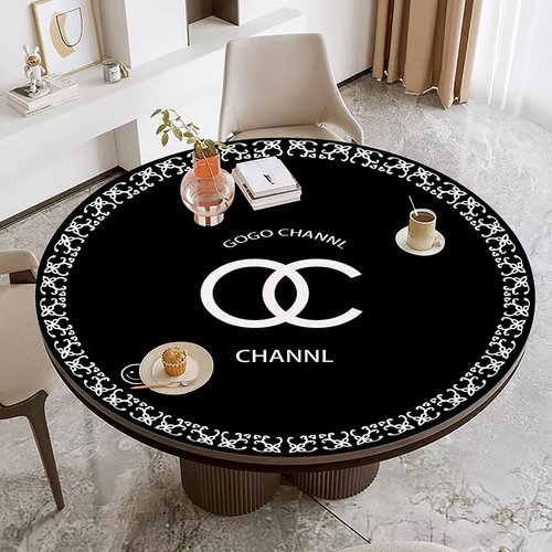 圆形复古餐桌皮革垫防水防油免洗矽胶餐垫欧式高级PVC茶几防烫垫