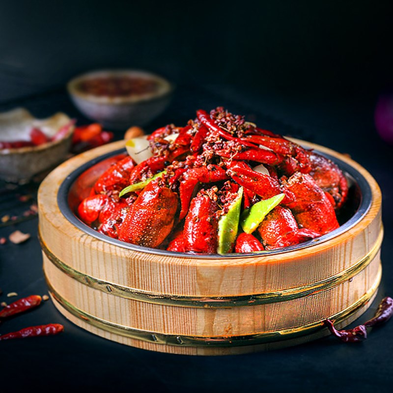 碳化木盆寿司桶木桶饭盖浇饭盆大盘鸡盆寿司盘金边餐厅小龙虾盘子