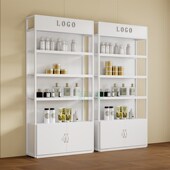 超市货架展示架零食架子喜铺展示柜护肤品柜子美甲母婴货柜多功能