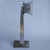 防爆监控支架定制 立杆不锈钢支架 304监控抱箍支架 重型抱箍支架