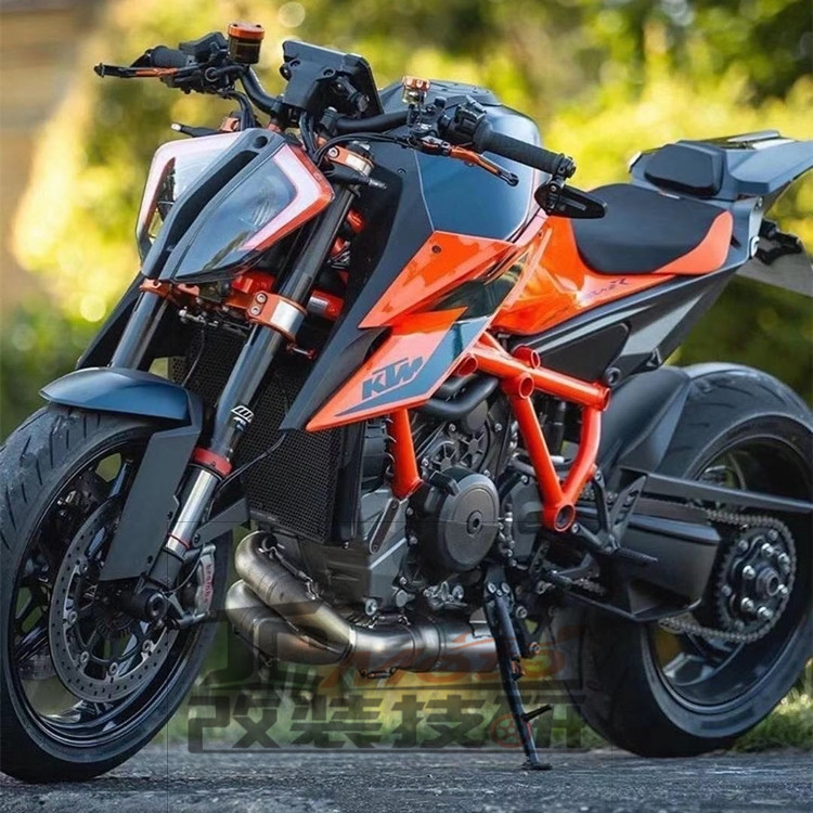 适用于KTM DUKE 250 390 790改装车把后视镜手把端子镜反光镜配件