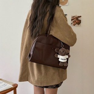 复古上班通勤手提大包 2025新款 南风Chio2nd 巴赫站台枕头包包女式