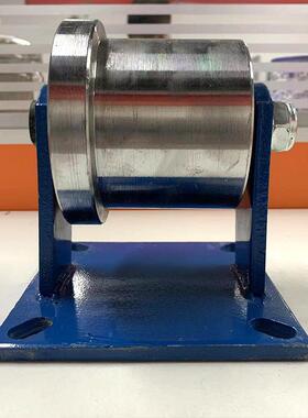 T型轨钢道轮现货45制76768寸矿山起重货轮梯火车镀锌滑单边轨道轮