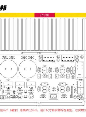 TDA7293大功率功放板OPYSP7前立体声双声道100*2直流伺服N0EW5534