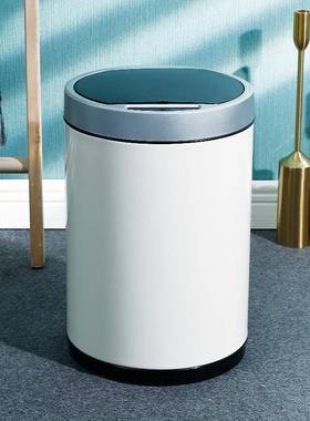 感应动垃圾桶家带用盖RYP厨房卫生间厕所锈客厅电动轻奢自智能不
