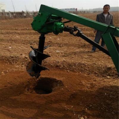 园FLK种植林双钻头车打坑机电线杆挖坑机式载加固钻尖挖坑种植机