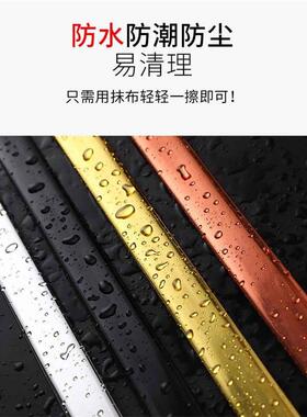 U型弧形包封边条橱柜门收边条UPU桌角装饰条PC自V粘软线边条家装