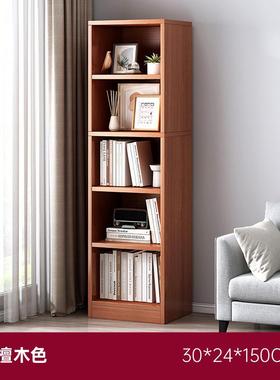 简易书架家落地小边柜书房收简约书用柜桌IXW面转角收纳纳架物置