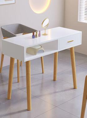 网红美款甲桌木质双甲人三人日QLN式一简约新美店桌子双层经济型