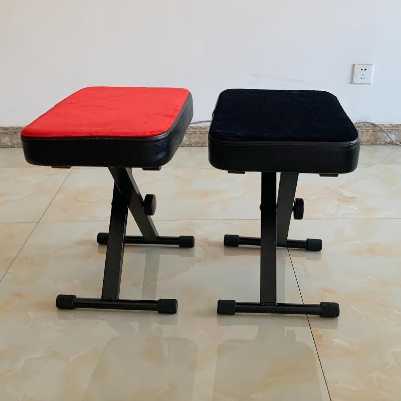 四档发泡琴绒布古筝凳乐演MSW器奏X凳型演凳奏会二胡吉他折叠琴凳