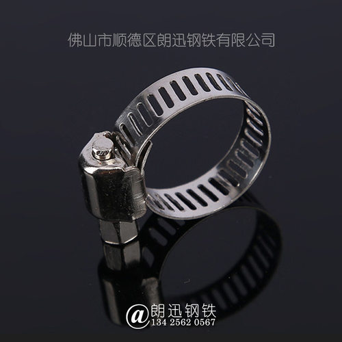 厂家直销304不锈钢品质款卡箍软管喉箍卡扣夹子铆口