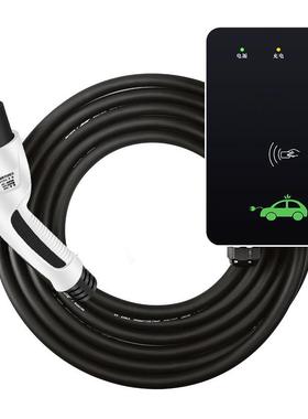 新源电汽车充电比桩家用汽动车壁挂ITC能式亚迪家用交流充电桩随