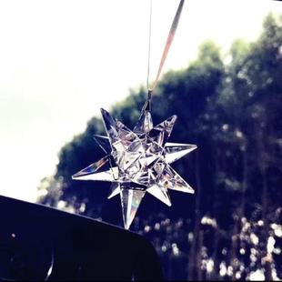 202车3新款流星锤水晶车SON挂挂件车内车花水晶挂件水载晶雪挂