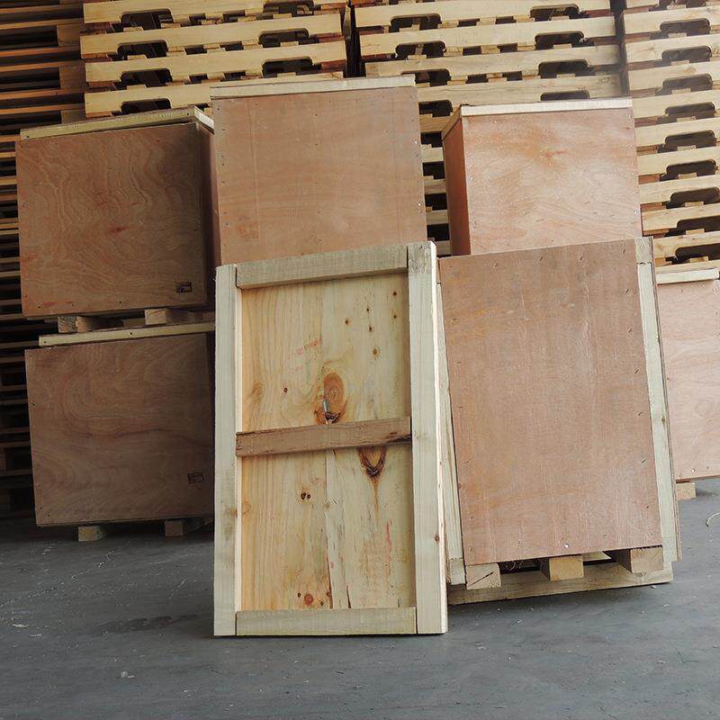 直销熏蒸实木包装箱免熏蒸板木箱钢带MX-001卡箱可合折叠胶拆卸扣