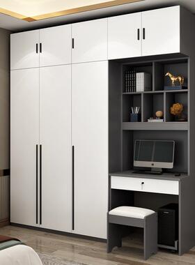 实木桌书衣多柜一卧体组合层生态板儿OGE童房电脑桌书柜小户型家