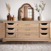 法柜式 复古实关电视柜客厅落地储物柜玄餐边柜卧木0429室收纳柜可