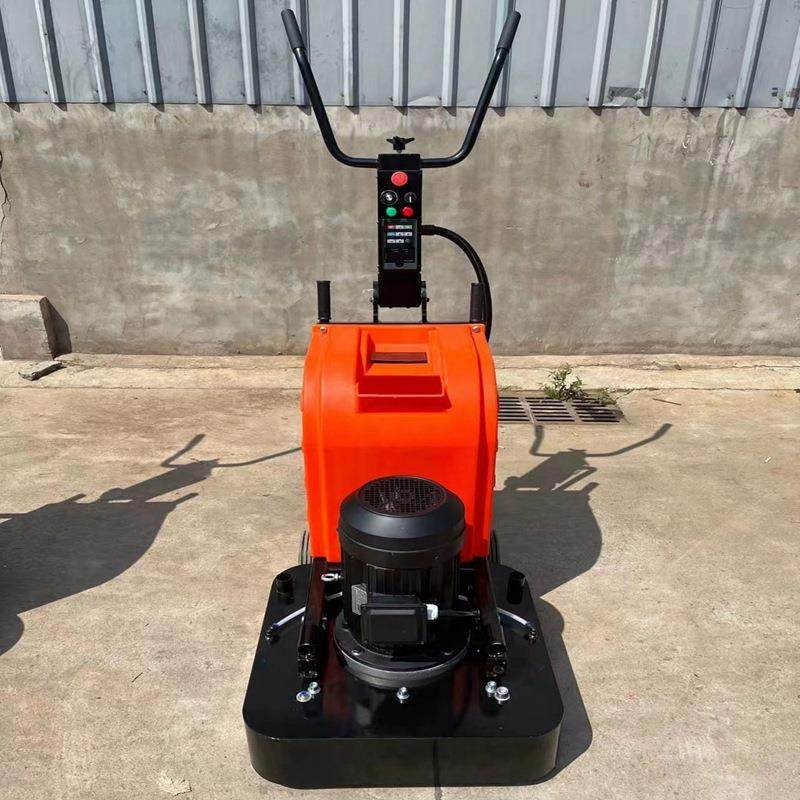 无尘地面打磨机环氧地坪研磨机混凝土水泥地面手推式12头磨地机