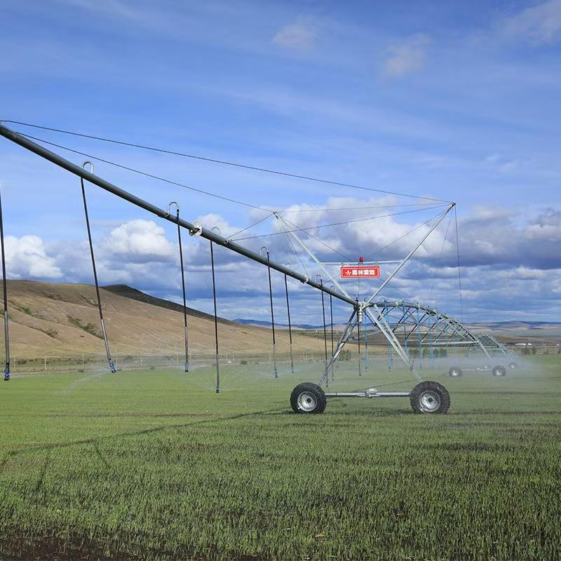 平移式喷灌机指针式喷灌机全自动高效大型农田水肥一体化灌溉设备