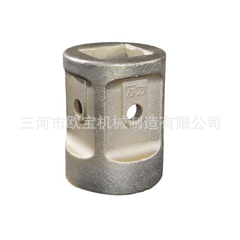 75四方接头螺旋钻机连接方头螺旋钻杆连接方套加厚螺旋钻配件钻机