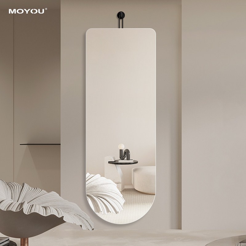 设计感全身镜客厅贴墙挂钩玻璃镜子定制试衣挂墙家用衣帽间穿衣镜,住宅家具,穿衣镜,淘宝优惠券,粉丝福利购,淘宝优惠卷