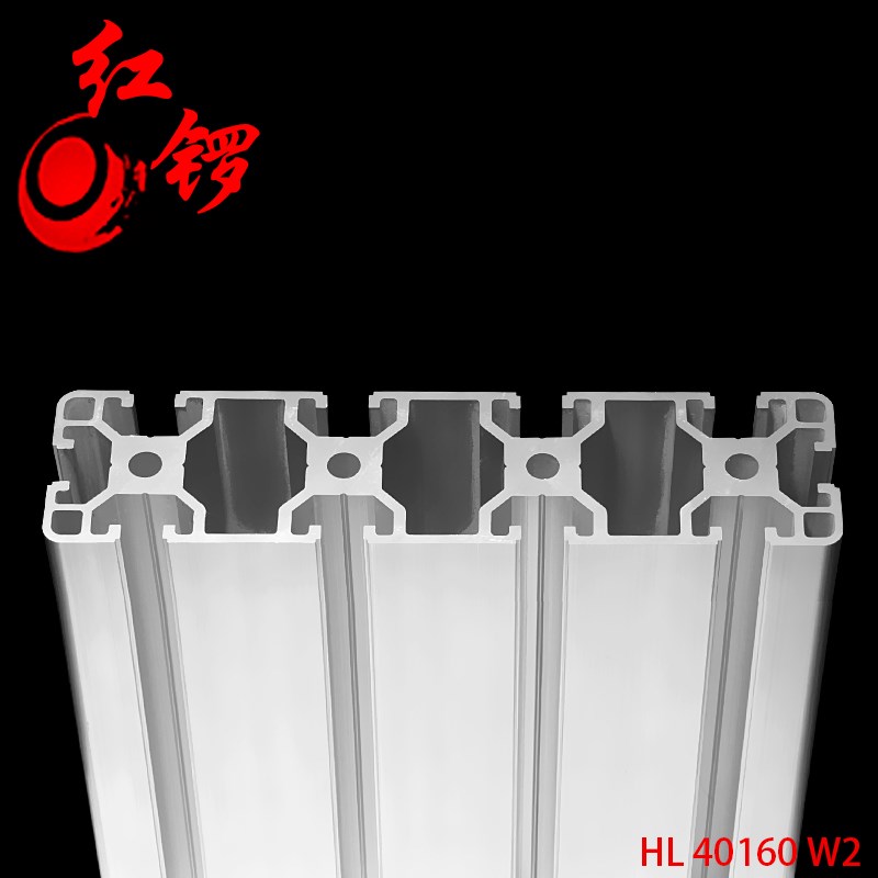 红锣工业铝型材40160欧标厚度2.8铝合金型材 加厚工作台面铝型材