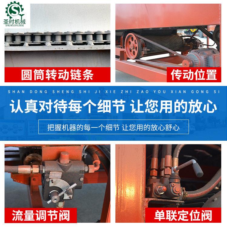 筒秸秆圆筒式草捆破IWU碎机全自动圆式粉草机定制厂家圆盘粉碎式