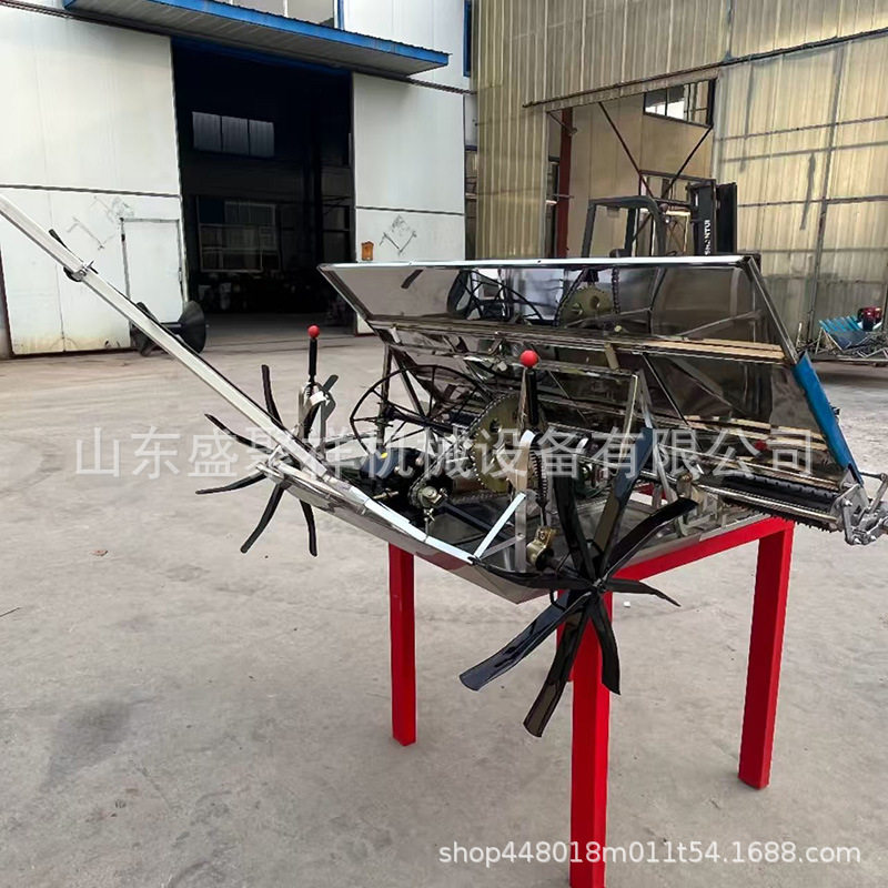 小型农用栽秧机手扶步进式水稻插秧机小型汽油秧苗种植机